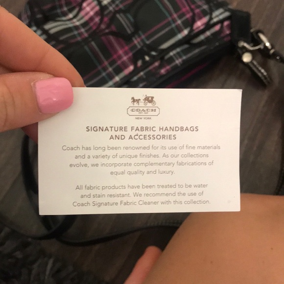 Coach plaid mini crossbody bag - Picture 3 of 4